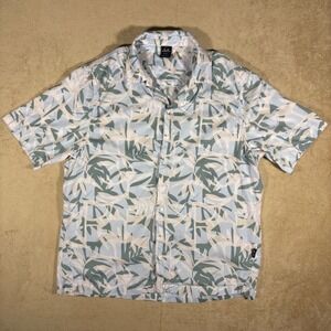 Oakley Short Sleeve Button Up AOP‎ "Coral Reef Frost" Large